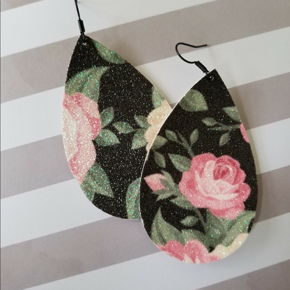 Boutique floral earrings